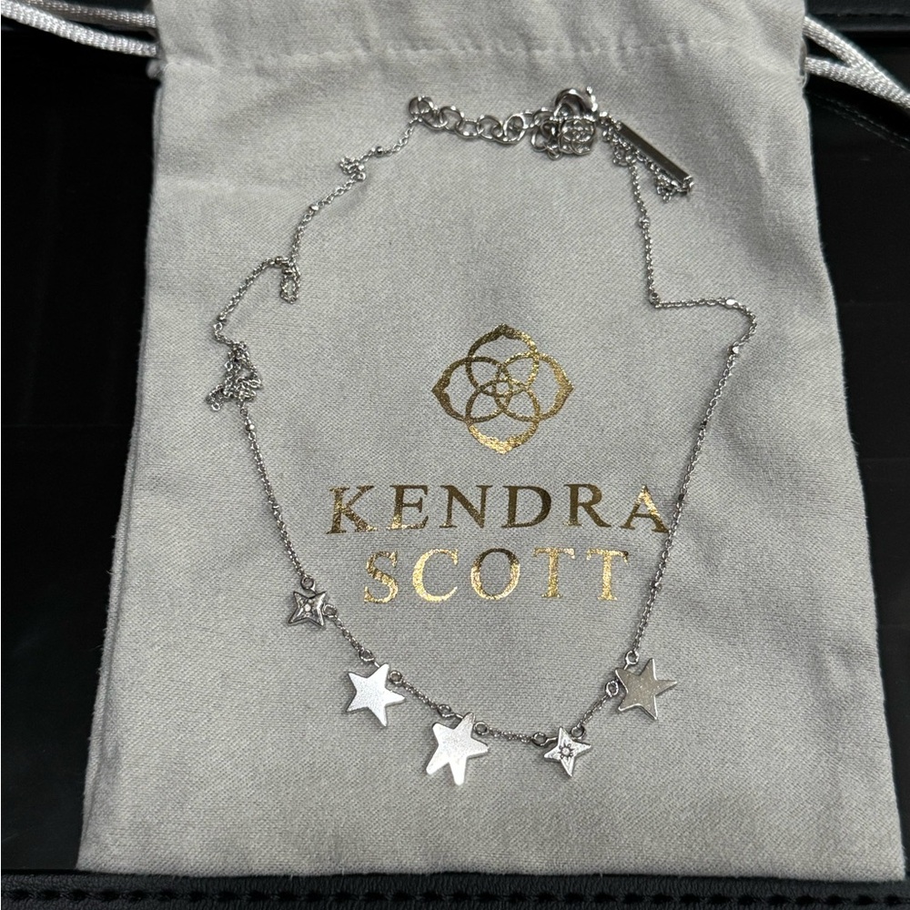 Kendra Scott Silver Star Charm Necklace